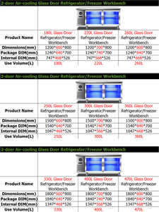 180L Commercial Salad Bar Counter Freezer <b>Table</b> Digital air display fridge refrigeration pizza - Product Image 4