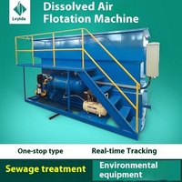 Machinerie intégrée de traitement des eaux usées et de la pluie par flottation à air dissous pour la précipitation des eaux usées