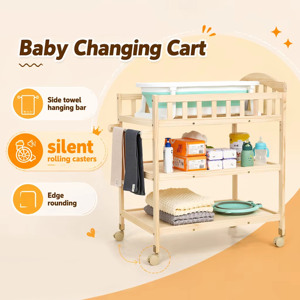 Table à langer Montessori en bois personnalisable avec hauteur réglable pour chambre d'enfant, garderie, crèche, mobilier de soins pour bébés - Product Image 4
