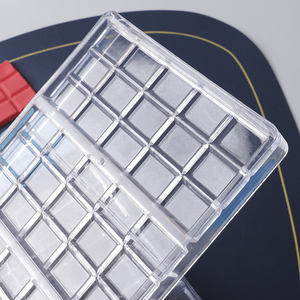 قالب شوكولاتة عالي الجودة ثلاثي الأبعاد من بلاستيك البوليسترين الشفاف، قالب حلوى على شكل قلب وبار ودائري، قوالب شوكولاتة بار، أدوات كيك وأدوات خبز - Product Image 4