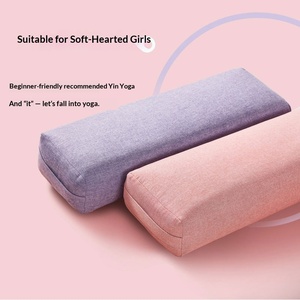 Yx <b>yoga</b> Bolster Lumbar Support <b>Cushion</b> Beginners Backrest Pillow Rectangular Prop Cervical Spine Pad - Product Image 3