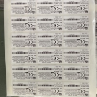Autocollants Code à barres personnalisé et Code QR Étiquette adhésive séquentielle Autocollant de code à barres