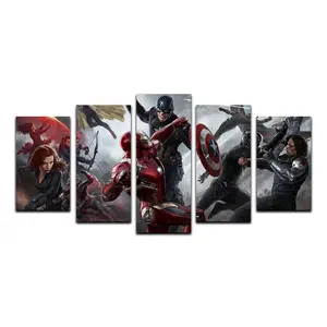 Supereroi marvel Wall Art America-capitano stampa su tela pittura decorazioni per la casa