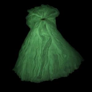 Ragnatele Elastiche Bianche Fluorescenti per Halloween, Decorazioni per Feste in Maschera - Product Image 3