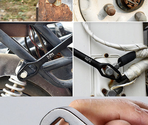 Clé universelle multifonction, épaisseur 5 mm, clé à molette auto-serrante réglable, clé à double tête, outils à main - Product Image 5