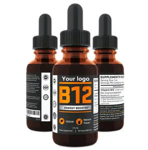 Suplemento de Vitamina <span class=keywords><strong>B12</strong></span> en Gotas Líquidas de Alta Absorción, Marca Privada Personalizada, para Vitalidad y Energía - Product Image 3