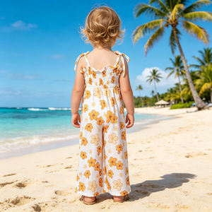 A26-13 Venta Directa de Fábrica, Personalizado OEM-ODM, Mono con Estampado Hawaiano y Cuello Redondo para Bebés, Mono Estampado para Niños Pequeños - Product Image 6
