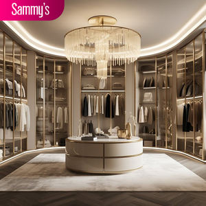 Armoire moderne extensible en bois de luxe pour chambre à coucher Sammy, design personnalisé, meubles pour villa, dressing - Product Image 2