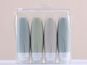 Travel Bottle <b>Silicone</b> Cosmetic Travel Size Toiletry Containers Squeezable <b>Silicone</b> <b>Tubes</b> Refillable Bottles - Product Image 2