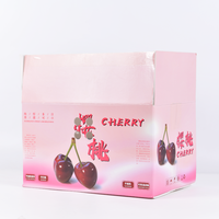 Boîtes à fruits auto-érectiles écologiques haut de gamme portables personnalisées - Emballage de gros premium en carton ondulé avec revêtement UV mat