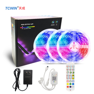 Tcwin Navidad boda fiesta ambiente LED luces de hadas al aire libre impermeable vacaciones decoración hogar 5M/10M/15M/20M 12V DC 80 IP65 - Product Image 3