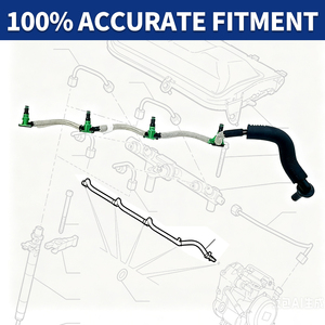 Tubo de Retorno de Combustible 1574JK 1574EN 9660777980 para Peugeot 207 208 308 3008 Citroen C3 <span class=keywords><strong>C4</strong></span> 1.4 <span class=keywords><strong>1.6</strong></span> <span class=keywords><strong>HDi</strong></span> - Product Image 3