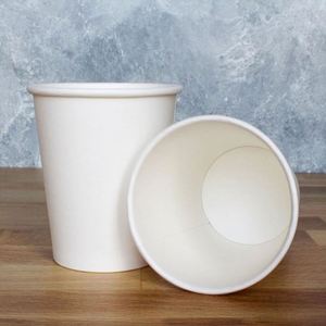 Vasos de Papel Desechables para Bebidas Frías y Calientes de 8oz con Logotipo Personalizado, para Eventos Promocionales - Product Image 4