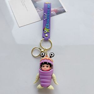 Nuevo diseño lindo dibujos animados <span class=keywords><strong>Monster</strong></span> Inc PVC figura muñeca llave colgante accesorios coche llaveros <span class=keywords><strong>de</strong></span> goma al por mayor - Product Image 2
