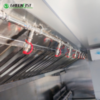 Camion de restauration mobile de luxe Greenfist GF-420 4,2 m avec alimentation intégrée et construction en acier inoxydable pour la vente au détail