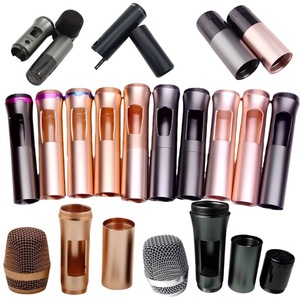 Wireless <b>Condenser</b> <b>Microphone</b> Housing Metal Shell Accessories CNC Lathe Machining Customizable For Karaoke Lavalier Use - Product Image 1