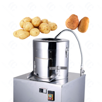 Éplucheuse de pommes de terre commerciale entièrement automatique Machine électrique professionnelle de nettoyage et d'épluchage de légumes avec composant de noyau de moteur