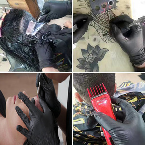 100pcs Disposable Nitrile PVC Gloves Powder Free Beauty Salon Barber Tattoo PMU Protective Professional Beauty Salon Use - Product Image 4