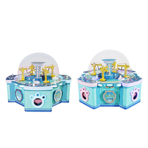 Máquina de Grúa Operada con Monedas para Niños, Construcción Metálica, Soporte en Español, para 1-4 Jugadores, 3+ Años - Product Image 1