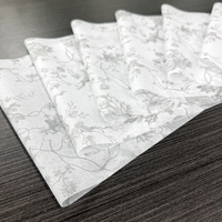 Rouleau de papier d'emballage cadeau en coton 80 g/m² imprimé personnalisé Style luxe pâte chimique revêtement vêtements emballage carton emballé