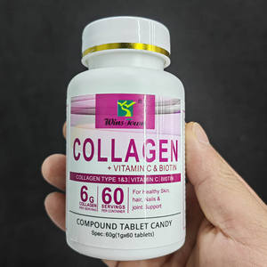 ยาเม็ดไวท์เทนนิ่งผิว <span class=keywords><strong>3</strong></span> in <span class=keywords><strong>1</strong></span> คอลลาเจน วิตามินซี ไบโอติน สำหรับผิวชาวแอฟริกัน ให้ผิวเปล่งประกาย กลูต้าเข้มข้น อาหารเสริมกลูต้าไธโอน - Product Image 2