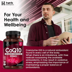 Suplemento de CoQ10 de Marca Privada ODM/OEM para la Salud del Corazón y la Producción de Energía, Suplementos Nutricionales de CoQ10 Mejorados - Product Image 2