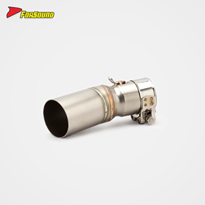 Tubo de escape de secció<span class=keywords><strong>n</strong></span> media de escape de acero inoxidable de 51mm para <span class=keywords><strong>Kawasaki</strong></span> Ninja400 - Product Image 1