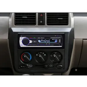Amazon Hot Sale BT Aux 1 Din Car FM Radio Audio Stereo 12V MP3 Player with Remote Control