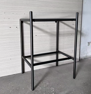 Cadre en acier dans un banc de bassin noir mat Suite minimaliste Appartement Coiffeuse Composant <span class=keywords><strong>Bureau</strong></span> Vanity <span class=keywords><strong>Console</strong></span> Hauteur réglable - Product Image 2