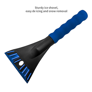 <span class=keywords><strong>Grattoir</strong></span> de <span class=keywords><strong>pare</strong></span>-<span class=keywords><strong>brise</strong></span> de voiture avec poignée ergonomique en mousse anti-rayures pour l'élimination de la glace et de la neige - Product Image 3