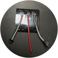 8x8 16x16 7x31 pantalla Flexible Pixel Light Dc5v RGB Ws2812b Maxtrix Panel Flexible Pcb módulo Led negro para señal de retroiluminación