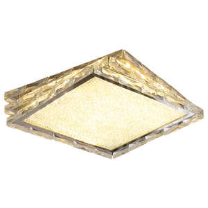 Candelabro de cristal LED, nuevo estilo, lámpara de techo cuadrada inteligente de lujo para sala de estar y dormitorio, Base de hierro, para el hogar y la Oficina - Product Image 6