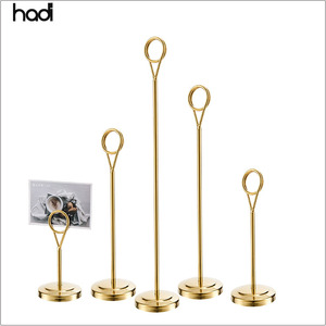 HADI - Porta Tarjetas y Etiquetas de Acero Inoxidable al por Mayor, Accesorio Plateado para Buffet de Hotel y Restaurante, Precio Económico - Product Image 5