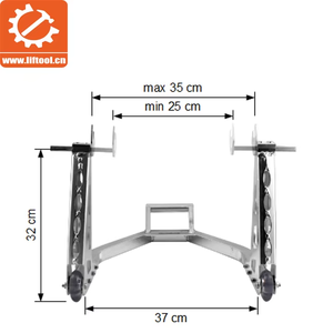 Soporte de estacionamiento de aleación de aluminio <span class=keywords><strong>para</strong></span> motocicleta, herramienta de mantenimiento, expositor, carrito universal <span class=keywords><strong>para</strong></span> motocicleta eléctrica - Product Image 4