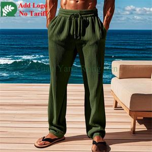Pantalon en cachemire à tricotage en <span class=keywords><strong>maille</strong></span> rasée pour femme, confort ultime - Product Image 1