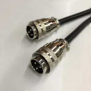 XS16 Series quick push pull IP65 2 3 4 5 6 7 8 9 pinos à prova de água em linha reta plugue fêmea masculino conector maojwei