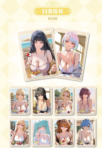 DM Vente en gros Édition Waifu Carte à collectionner <span class=keywords><strong>de</strong></span> déesse anime Boîte mystère TCG holographique en métal Waifu Coffret cadeau pour la vente au détail Présentoir jouet - Product Image 3