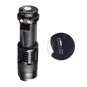 Lampe torche tactique LED multifonction haute puissance à brancher pour chambre à coucher, extérieur et camping - Product Image 3