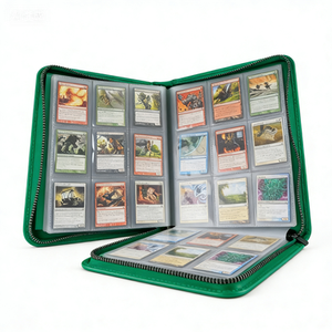Factory Customize High Quality PU 9 Pockets Trading <b>Card</b> Binder for <b>Cards</b> Storage Display - Product Image 2