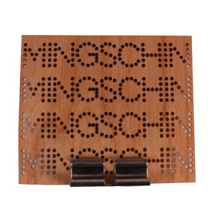 Bougies en cire de soja écologiques de luxe de haute qualité, personnalisées, grand format, carrées, avec mèches en bois gravées, en bois de cerisier, pour aromathérapie, avec support métallique - Product Image 2