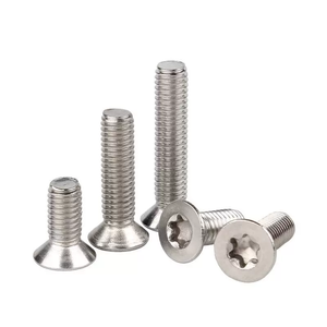 Thép không gỉ <span class=keywords><strong>SS</strong></span> 2205 2507 A286 <span class=keywords><strong>904L</strong></span> flathead sáu lober Torx phẳng chìm csk đầu máy vít din963 iso14581 - Product Image 5