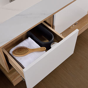 2025 Offre Spéciale nouveau Style mural salle de bain vanités <span class=keywords><strong>pas</strong></span> <span class=keywords><strong>cher</strong></span> moderne étanche lavabo <span class=keywords><strong>en</strong></span> <span class=keywords><strong>bois</strong></span> avec miroir LED - Product Image 6