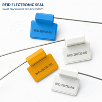 Scellé en fil d'acier avec puce RFID ST-CS-RF1, scellé électronique intelligent pour le suivi des conteneurs, des camions et des marchandises logistiques