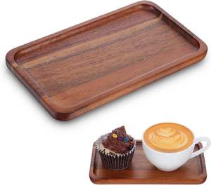 ถาดเสิร์ฟรูปไข่ จานไม้ตกแต่งสำหรับใส่ชา ผลไม้ ผัก ขนมปัง ของหวาน เค้ก ภาชนะบนโต๊ะอาหาร - Product Image 1