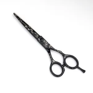 Ready To Ship Japanese Steel Professional Hair Cutting Scissors For Hair Stylist Barber Vg10 440c Damascus Steel Material