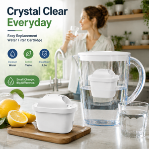 6 Filtros de Agua de Carbón Activado Universales de Repuesto para Jarra de Agua Potable Doméstica - Product Image 1