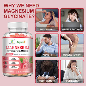 Winstown Magnesium Sleep Gummies 600mg 60 Comprimés Complément Alimentaire pour le Sommeil Améliore la Mémoire Formule Végétalienne pour Adultes Gommes - Product Image 5