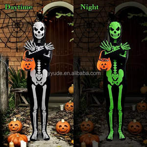 Costume d'Halloween de style nouveau 2025, vente en gros OEM, costume d'horreur Godchild, ensemble de costumes de cosplay, costume de fête, combinaison de squelette maléfique, unisexe, universel - Product Image 5