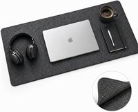 Tapis de bureau en feutre robuste personnalisable avec logo et taille, tapis de souris protecteur avec points antidérapants pour la décoration de bureau