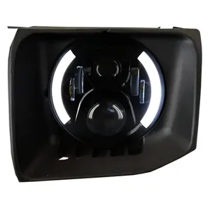 Customized Full LED Headlights For Mitsubishi Pajero V33 Bi-xenon Projector Lens Front Lamps With DRL